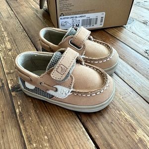 Sperry bluefish crib boat shoe